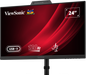 ViewSonic VG2441V 24” FHD USB-C Video Conferencing Monitor with Windows Hello–Certified Webcam Desktop Monitor ViewSonic