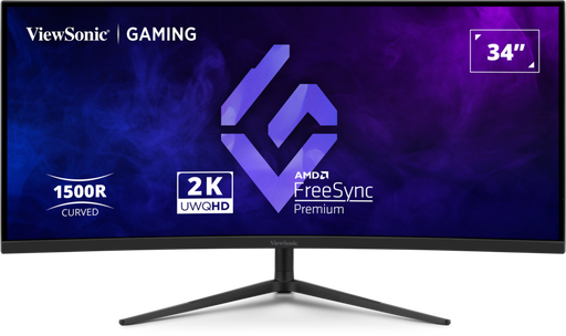 ViewSonic VX3418C-2K 34” UWQHD 180Hz Curved Gaming Monitor Gaming Monitor ViewSonic