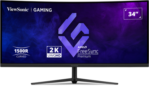 ViewSonic VX3418C-2K 34” UWQHD 180Hz Curved Gaming Monitor Gaming Monitor ViewSonic