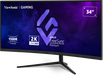 ViewSonic VX3418C-2K 34” UWQHD 180Hz Curved Gaming Monitor Gaming Monitor ViewSonic
