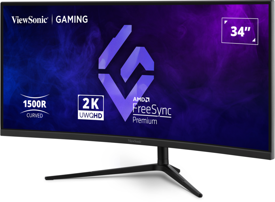 ViewSonic VX3418C-2K 34” UWQHD 180Hz Curved Gaming Monitor Gaming Monitor ViewSonic