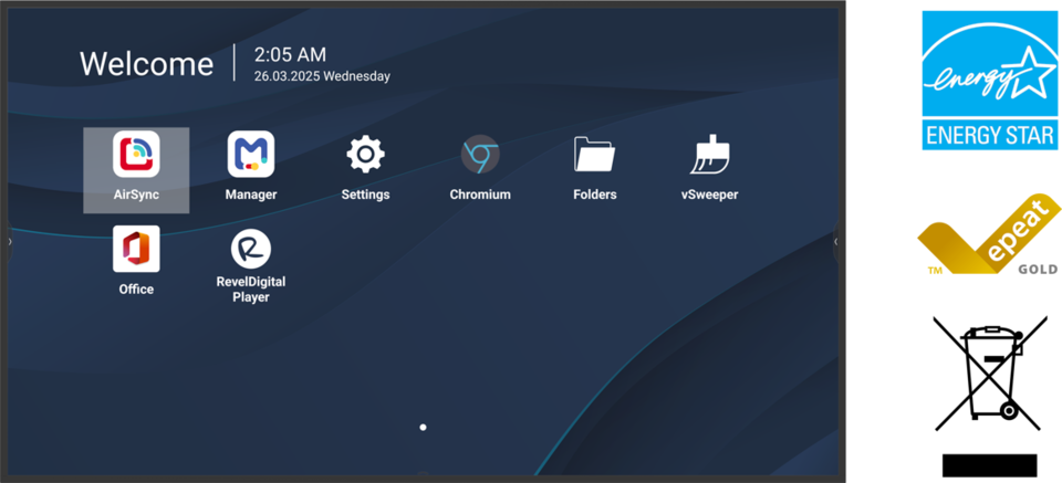 ViewSonic CDE8631-1C 86" 4K Professional Commercial Display with ProAV Integration Digital Signage ViewSonic