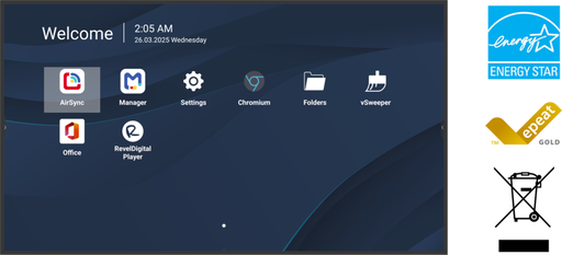 ViewSonic CDE9831-1C 98" 4K Professional Commercial Display with ProAV Integration ViewSonic Large Format Display ViewSonic