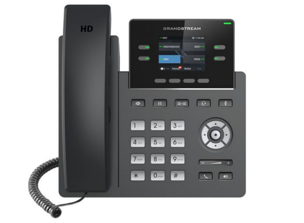 Grandstream GRP2612W IP Phone with 2 Lines, Wi-Fi, 16 VPKs, HD Audio, PoE & GDMS Support IP Phone GrandStream