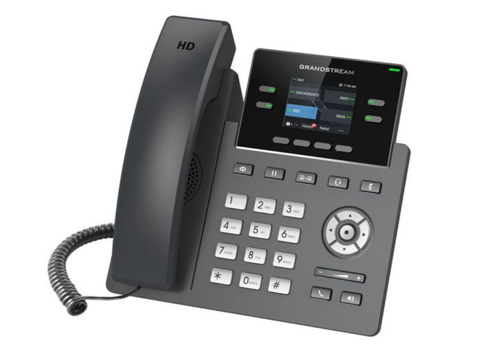 Grandstream GRP2612W IP Phone with 2 Lines, Wi-Fi, 16 VPKs, HD Audio, PoE & GDMS Support IP Phone GrandStream