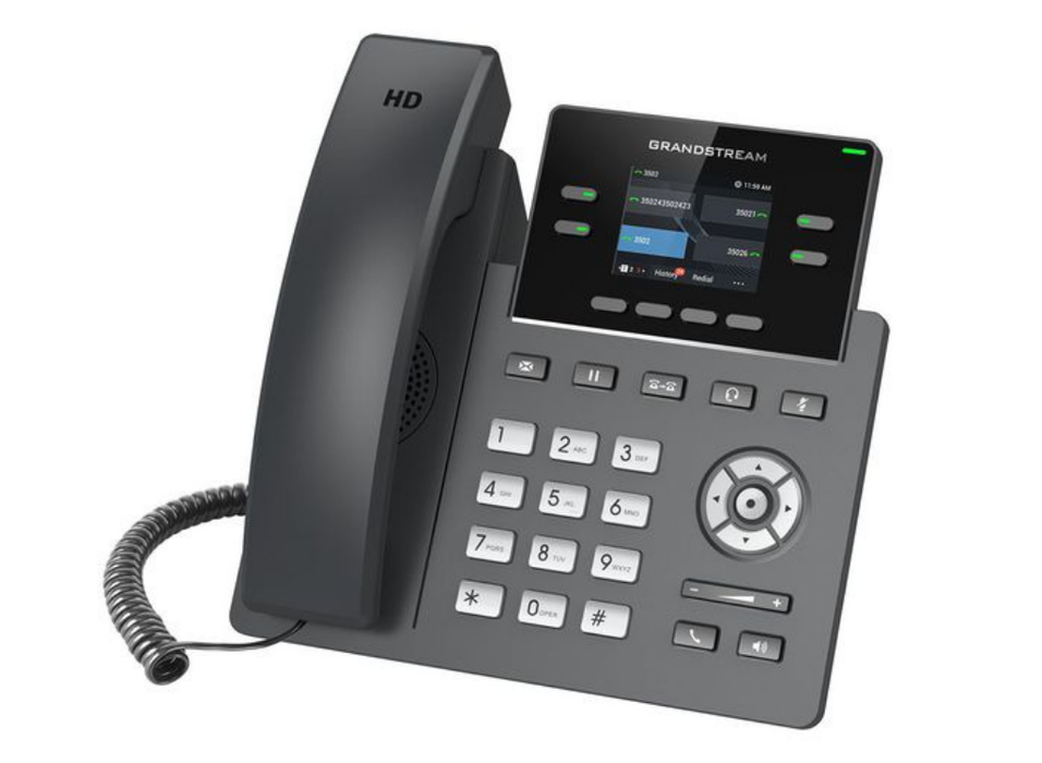 Grandstream GRP2612W IP Phone with 2 Lines, Wi-Fi, 16 VPKs, HD Audio, PoE & GDMS Support GrandStream IP Phones GrandStream
