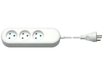 MicroConnect 3-Way Danish Socket Power Strip - 3m, White | GRU0033WDK Vivolink Cable Vivolink