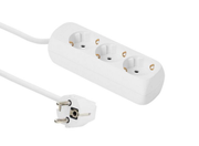 MicroConnect 3-Way Schuko Power Socket 1.8m | GRU003W Power Extensions Vivolink