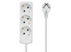 MicroConnect 3-Way Schuko Power Socket 1.8m | GRU003W Vivolink Cable Vivolink