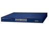 Planet 16-Port 10/100/1000T + 2-Port 1000X SFP Web Smart Ethernet Switch