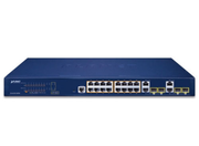Planet 16-Port 10/100/1000T 802.3at PoE + 4-Port Gigabit TP/SFP Combo Managed Switch | GS-4210-16P4C Network Switch Planet