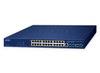 Planet 24-Port 10/100/1000T 802.3bt PoE + 4-Port 10G SFP+ Managed Ethernet Switch | GS-4210-24UP4X