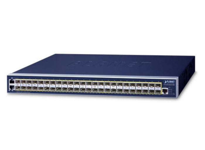 Planet L3 46-Port 100/1000BASE-X SFP + 2-Port Gigabit TP/SFP + 4-Port 10G SFP+ Managed Switch | GS-6320-46S2C4XR Network Switch Planet