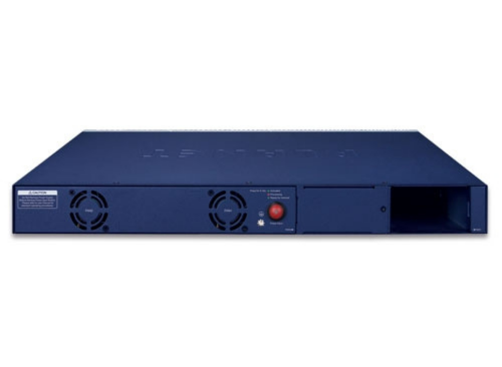 Planet L3 24-Port 10/100/1000T 802.3bt PoE + 2-Port 10GBASE-T + 2-Port 10G SFP+ Managed Switch with Dual Modular Power Supply Slots Network Switch Planet