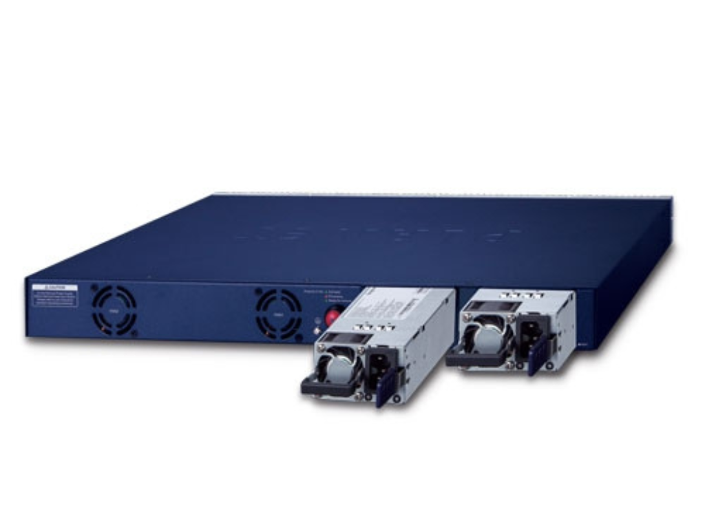 Planet L3 24-Port 10/100/1000T 802.3bt PoE + 2-Port 10GBASE-T + 2-Port 10G SFP+ Managed Switch with Dual Modular Power Supply Slots Network Switch Planet