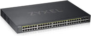 Zyxel 48-Port Smart Managed Gigabit PoE Switch | GS192048HPV2-GB0101F