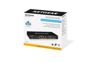 Netgear GS308PP-100EUS 8-Port Gigabit Ethernet SOHO PoE+ Unmanaged Switch (83W) Network Switch Netgear