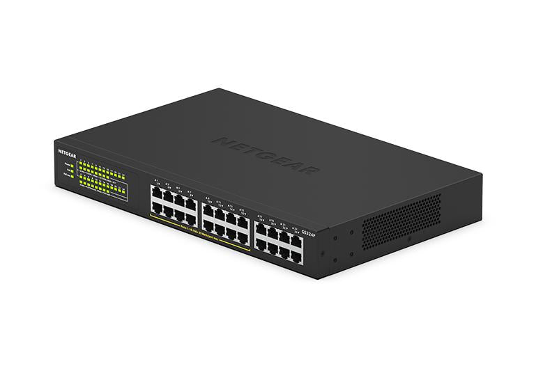 Netgear GS324P-100EUS 24-Port Gigabit Ethernet Unmanaged Switch with 16-Ports PoE+ (190W) Network Switch Netgear