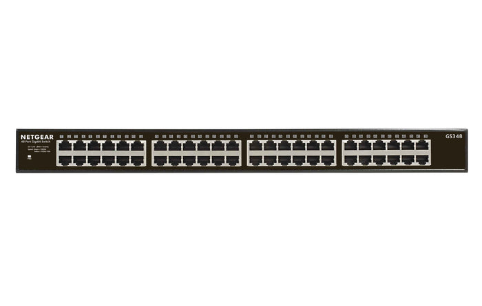 Netgear GS348-100EUS 48-Port Gigabit Ethernet Unmanaged Switch Network Switch Netgear