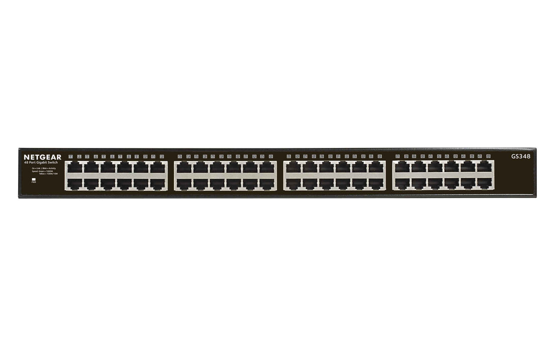 Netgear GS348-100EUS 48-Port Gigabit Ethernet Unmanaged Switch