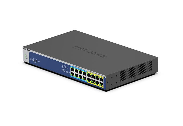 Netgear GS516UP-100EUS 16-Port Gigabit Ethernet High-Power PoE+ Unmanaged Switch Network Switch Netgear