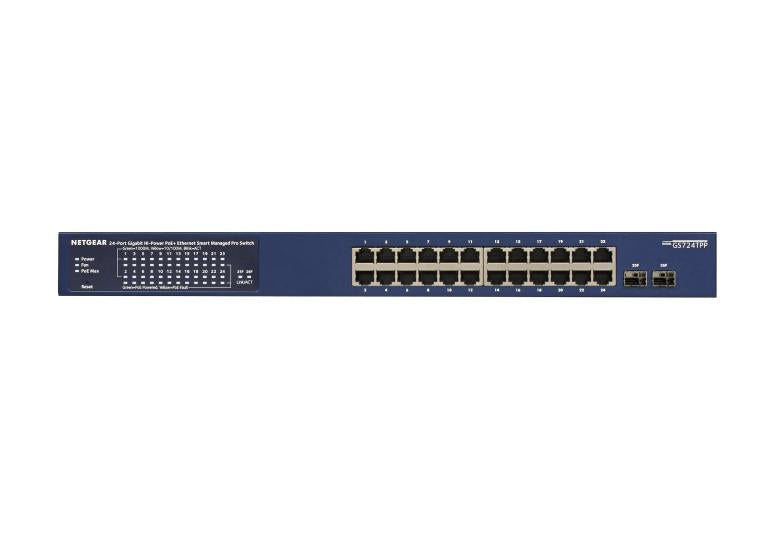 Netgear GS724TPP-100EUS 24-Port Gigabit Ethernet PoE+ Smart Switch Network Switch Netgear