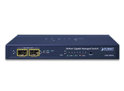 Planet 8-Port 10/100/1000Mbps + 2-Port 100/1000X SFP Managed Desktop Switch Network Switch Planet