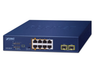 Planet 8-Port Gigabit PoE Switch with 2×PoE++ 4×PoE+ and 2×SFP Uplink | GSD-1022UP