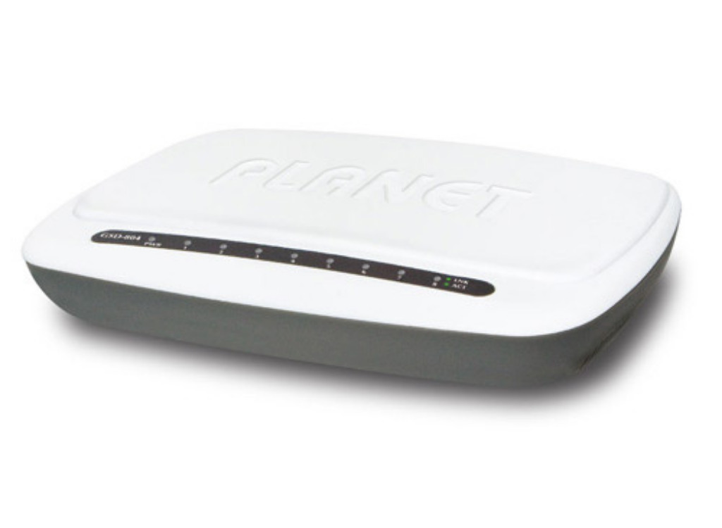 Planet 8-Port 10/100/1000BASE-T Gigabit Ethernet Switch | GSD-804 Network Switch Planet