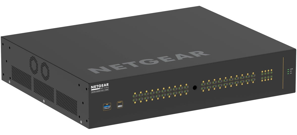 NETGEAR M4250-40G8XF-PoE++ 48-Port Managed Switch 40xPoE++ 2880W 8x10G SFP+ Network Switch Netgear