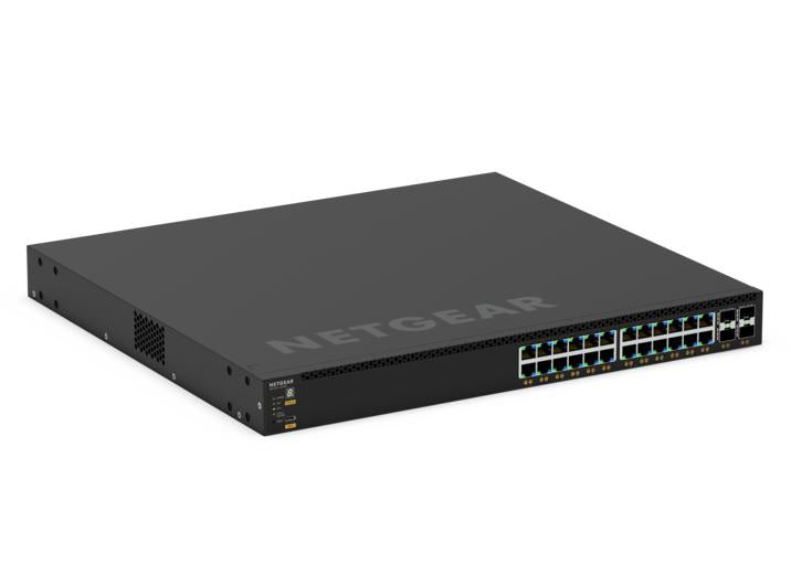Netgear GSM4328-100NES 24x1G PoE+ (648W base, up to 720W) and 4xSFP+ Managed Switch Network Switch Netgear