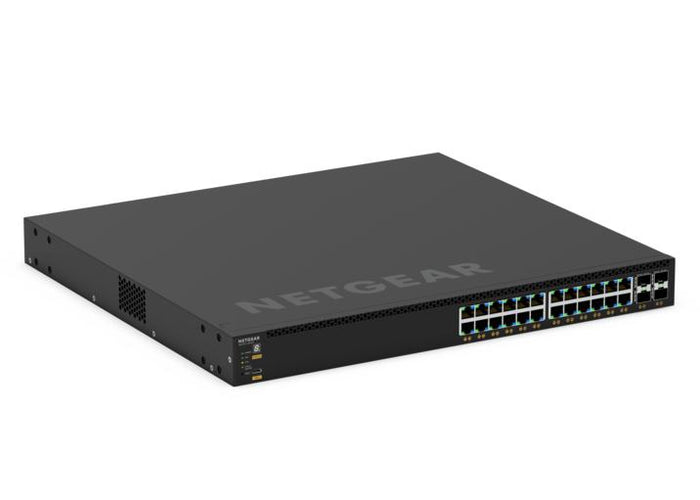 Netgear GSM4328-100NES 24x1G PoE+ (648W base, up to 720W) and 4xSFP+ Managed Switch Network Switch Netgear
