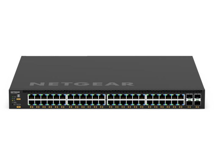 Netgear GSM4352-100NES 48x1G PoE+ (236W base, up to 1,440W) and 4xSFP+ Managed Switch Network Switch Netgear