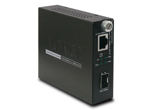 Planet 10/100/1000Base-T to 1000Base-LX/SX Smart Media Converter | GST-805A Planet Network Media Converters Planet