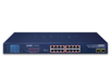 Planet 16-Port 10/100/1000T 802.3at PoE + 2-Port Gigabit SFP Ethernet Switch with LCD PoE Monitor | GSW-1820VHP Planet Network Switches Planet