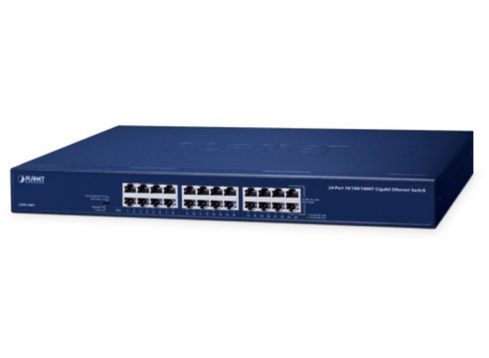 Planet 24-Port 10/100/1000BASE-T Gigabit Ethernet Switch | GSW-2401 Network Switch Planet