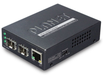 Planet 10/100/1000BASE-T to Dual 100/1000BASE-X SFP Media Converter | GT-1205A Planet Network Media Converters Planet