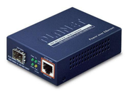 Planet Gigabit PoE+ Media Converter with SFP Fiber Port, 30W Output | GTP-805A-UK Adapter / Converter Planet