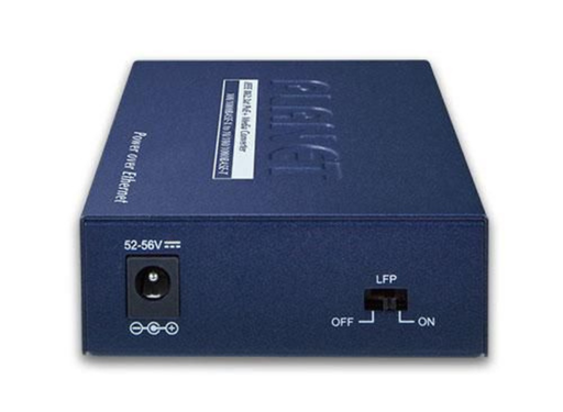 Planet Gigabit PoE+ Media Converter with SFP Fiber Port, 30W Output | GTP-805A-UK Planet Network Media Converters Planet