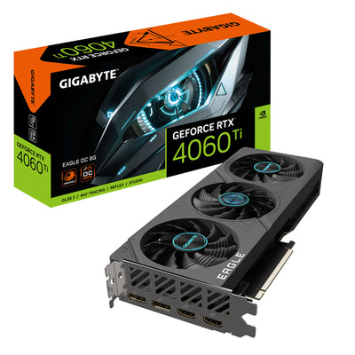 Gigabyte EAGLE OC NVIDIA GeForce RTX 4060 Ti 8 GB Graphics Card Gigabyte Graphics Card Gigabyte