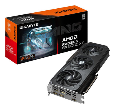 GIGABYTE Radeon RX 9060 XT GAMING OC 8GB GDDR6 Graphics Card | GV-R9060XTGAMING OC-8GD Gigabyte Graphics Card Gigabyte
