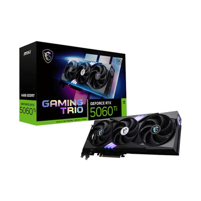 MSI GeForce RTX 5060 Ti Gaming Trio OC 16GB GDDR7 Graphics Card | GeForce RTX 5060 TI 16G GAMING TRIO OC