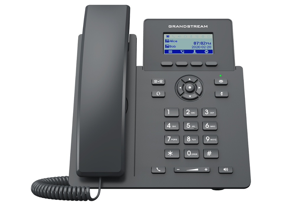 GrandStream GRP2601W IP Phone with 2 Lines, 5-Way Conferencing, PoE/Wi-Fi Options, HD Audio & Noise Shield Technology GrandStream IP Phones GrandStream