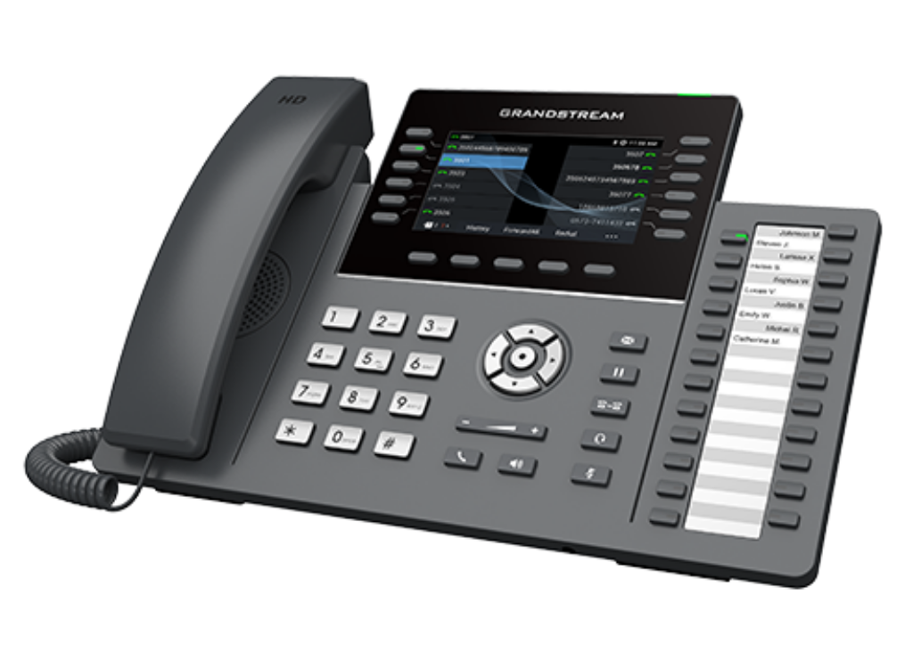 GrandStream GRP2636 IP Phone with 12 Lines, 24 MPK Keys, 4.3" LCD, Wi-Fi 6, PoE & HD Audio for Business Use IP Phone GrandStream