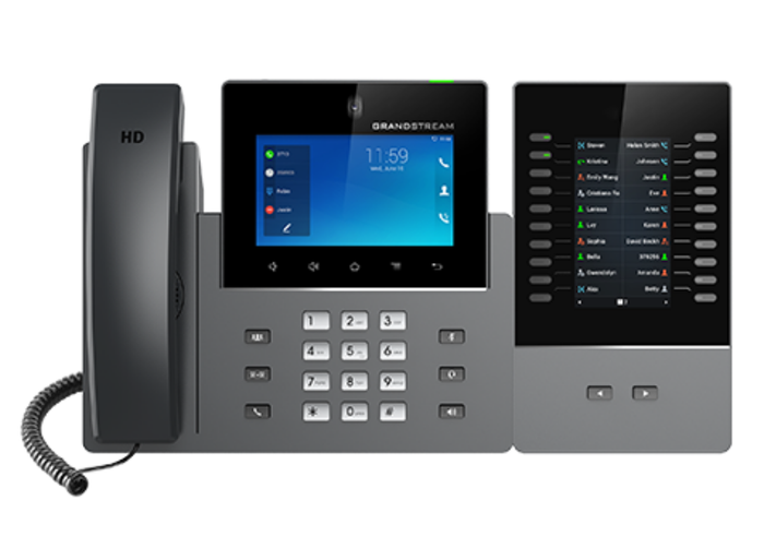GrandStream GXV3450 Android IP Video Phone with 16 Lines & 5" Touchscreen IP Phone GrandStream