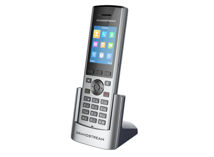 Grandstream DP730 DECT Cordless VoIP Handset with 2.4" Colour Display, 20 Lines, HD Audio & Long-Range Support IP Phone GrandStream