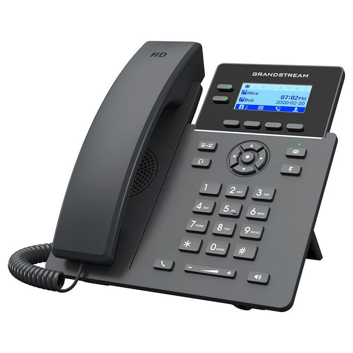 Grandstream GRP2602G IP Phone with 2 Lines, PoE, HD Audio, 5-Way Conferencing & GDMS Support IP Phone GrandStream