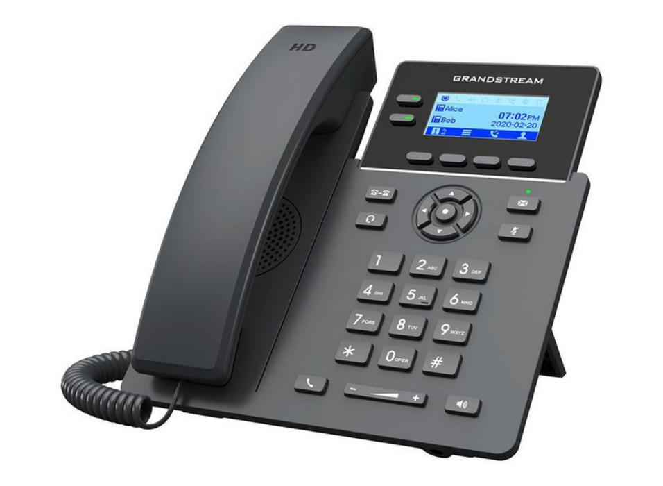 Grandstream GRP2602W IP Phone with 2 Lines, Wi-Fi, PoE, HD Audio, 5-Way Conferencing & EHS Support GrandStream IP Phones GrandStream