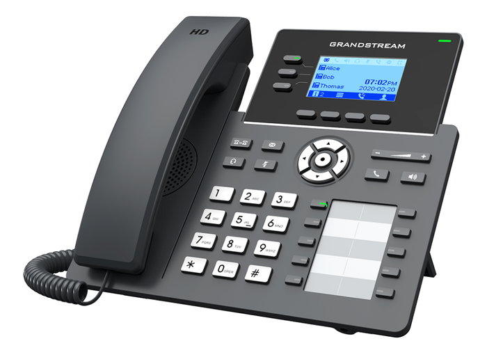 Grandstream GRP2604P 3-Line IP Phone with 6 SIP Accounts, Gigabit PoE, HD Audio & GDMS Support IP Phone GrandStream