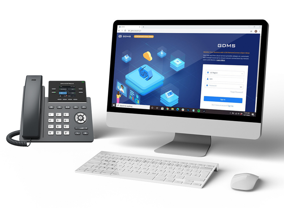 Grandstream GRP2612 IP Phone with 4 Lines, HD Audio, PoE, Custom Faceplate & GDMS – Wi-Fi Available on GRP2612W Model GrandStream IP Phones GrandStream
